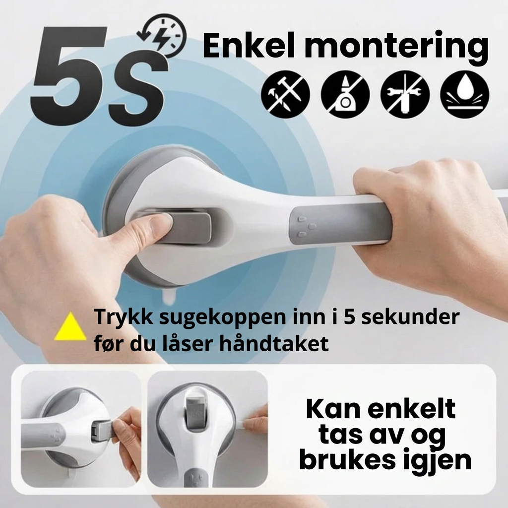 FastGrip™ | Sikkerhetsgrep for bad